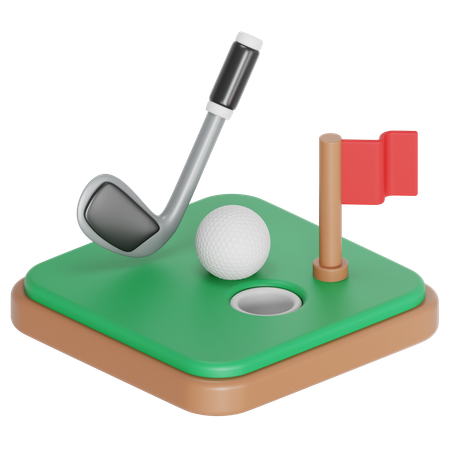 Golf game  3D Icon
