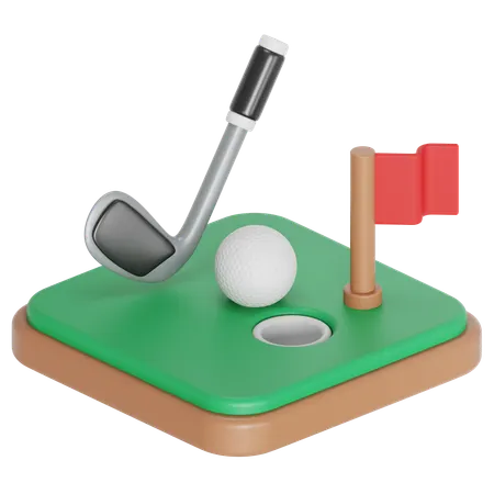 Golf game  3D Icon