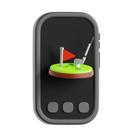 Golf Game  3D Icon