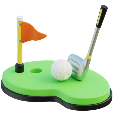Golf Gound  3D Icon