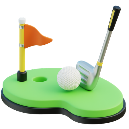 Golf Gound  3D Icon