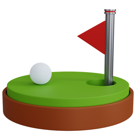 Golf Ground  3D Icon