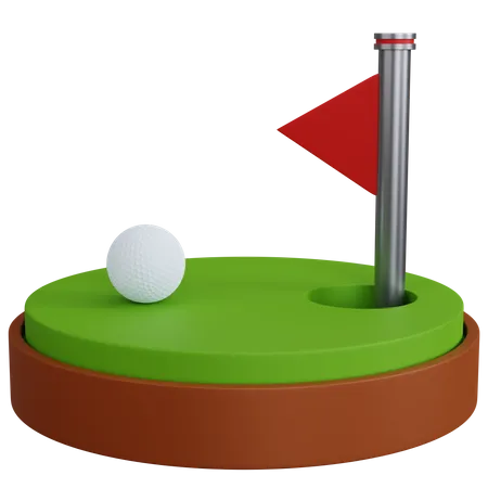 Golf Ground  3D Icon