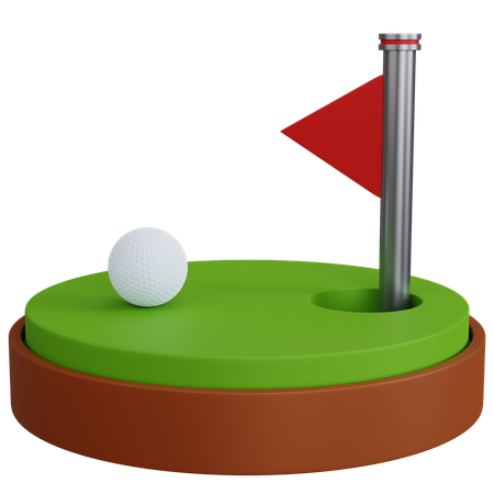 Golf Ground 3D Icon