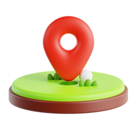 Golf Hole  3D Icon