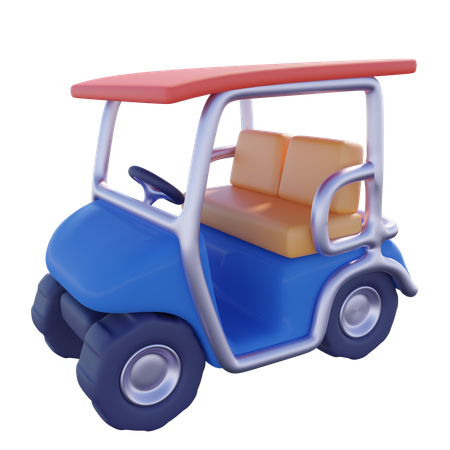 Golf Kart  3D Icon