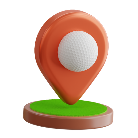Golf Location  3D Icon