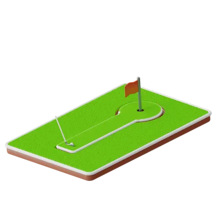 Golf miniature  3D Icon