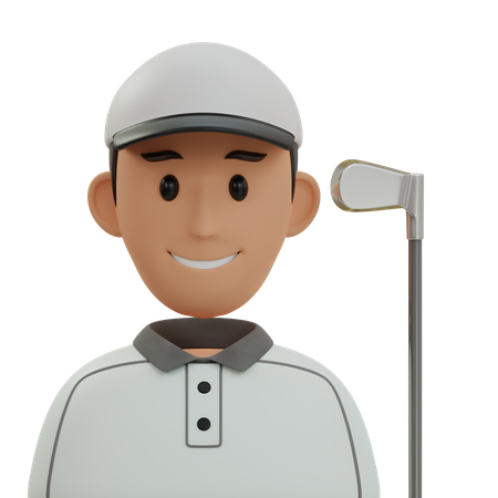 Golf Player  3D Icon