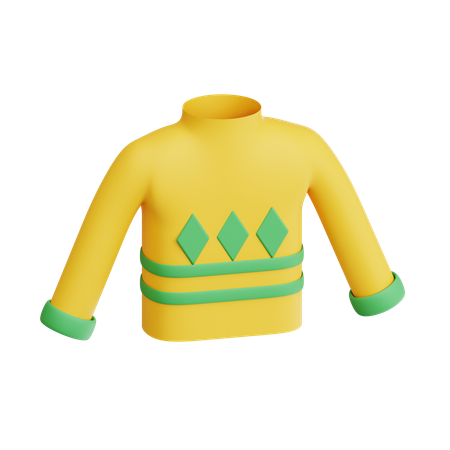 Golfpullover  3D Icon