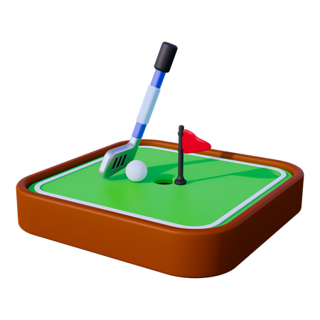 Golf Sports  3D Icon