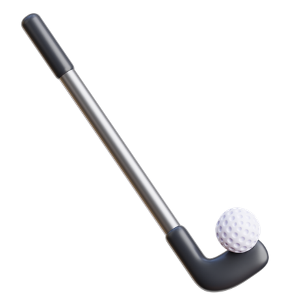 Golf Stick  3D Icon