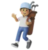 Golf Stick Bag Boy