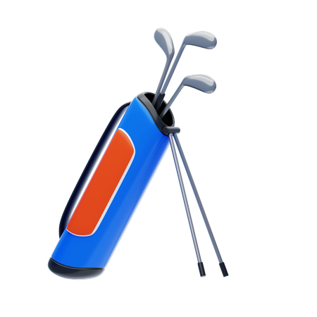 Golf Sticks  3D Icon