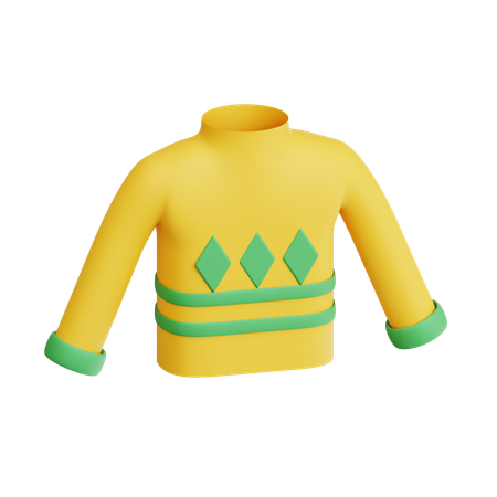 Golf Sweater  3D Icon