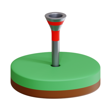 Golf Tee  3D Icon