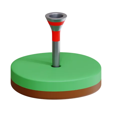 Golf Tee  3D Icon