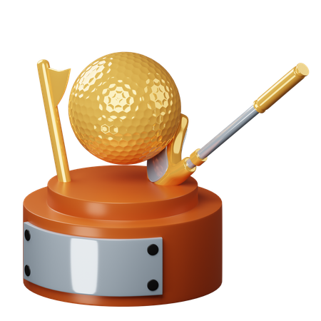 Golf Thropy  3D Icon