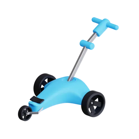 Golf Trolley  3D Icon