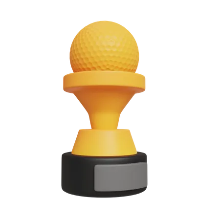 Golf-Trophäe  3D Icon