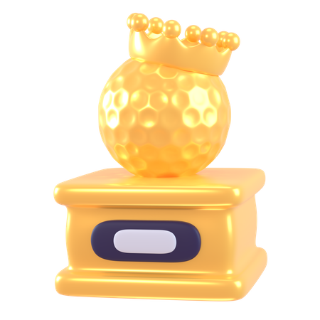 Golf-Trophäe  3D Icon