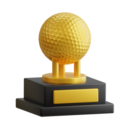 Golf-Trophäe  3D Icon