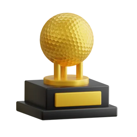 Golf-Trophäe  3D Icon