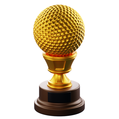 Golf Trophy  3D Icon