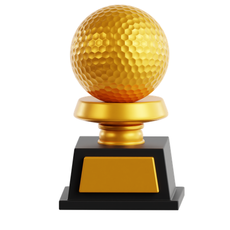 Golf Trophy  3D Icon