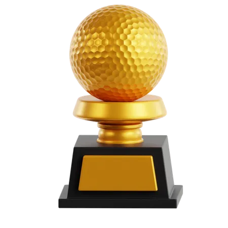 Golf Trophy  3D Icon