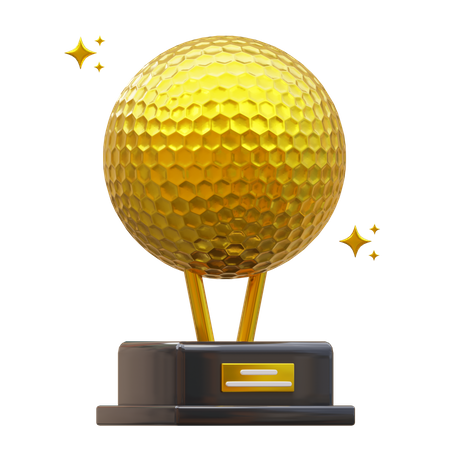 Golf Trophy  3D Icon