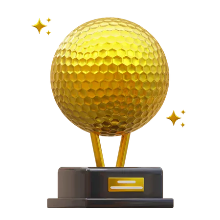 Golf Trophy  3D Icon