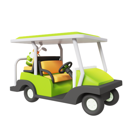 Golf Vehicle  3D Icon
