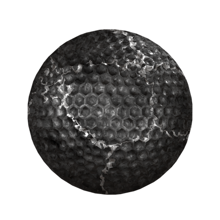 Golfball  3D Illustration