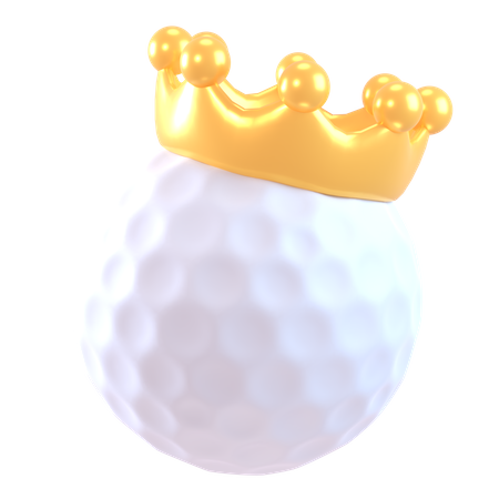 Golfball-König  3D Icon