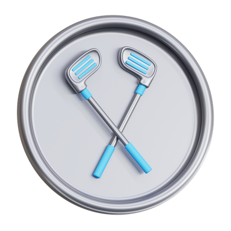 Golfballmarker  3D Icon