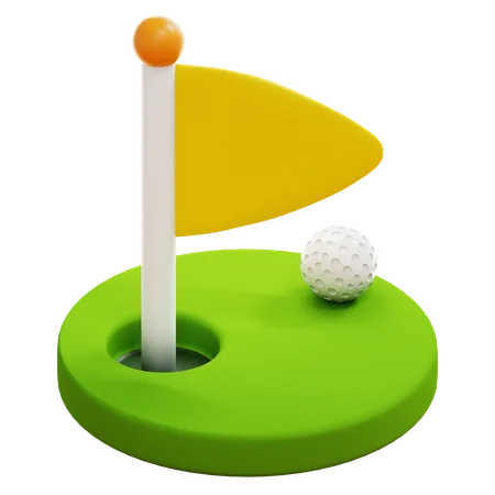 Golfe  3D Icon