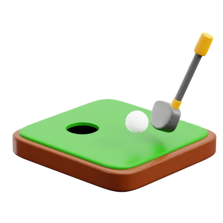 Golfe  3D Icon