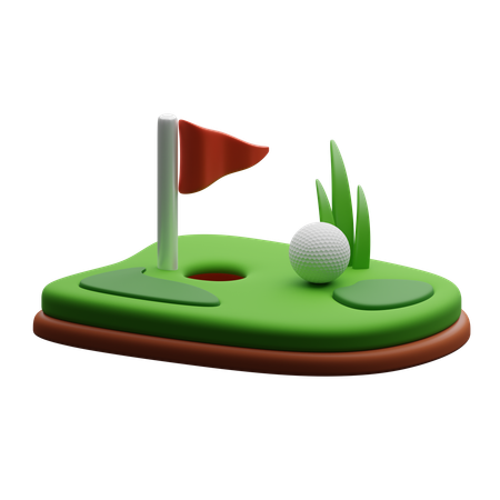 Golfe  3D Icon