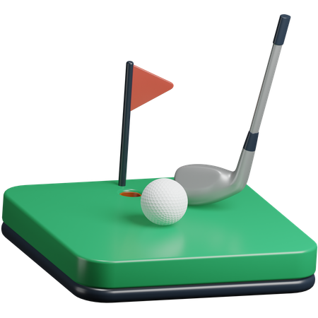 Golfe  3D Icon