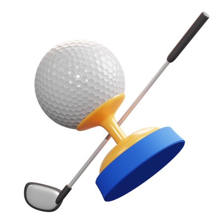 Golfe  3D Illustration