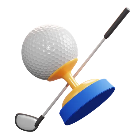 Golfe  3D Illustration