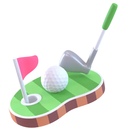 Golfe  3D Icon