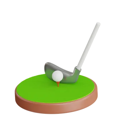 Golfe  3D Icon