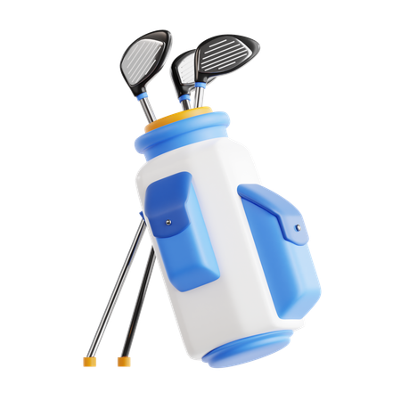 Golftasche  3D Icon