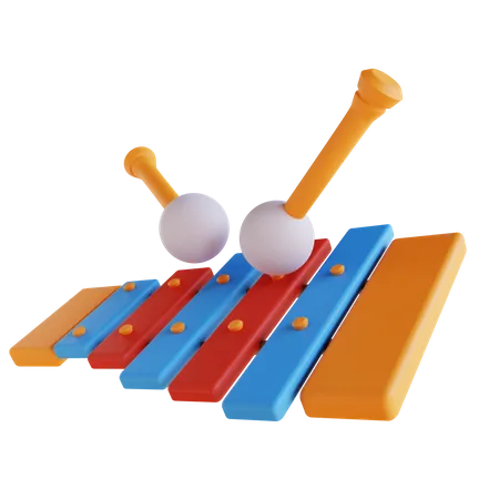 Golpear juguete musical  3D Icon