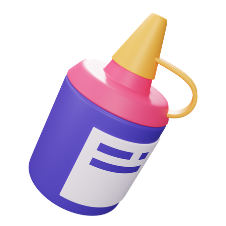 Goma de cola  3D Icon