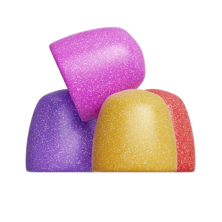 Caramelos de goma  3D Icon