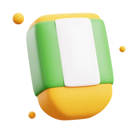 Gomme  3D Icon