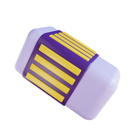 Gomme  3D Icon